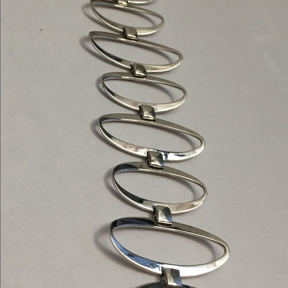 Elle Shiny 925 Silver geometric bracelet - Picture 6 of 6